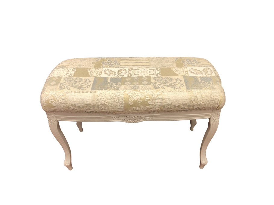 Банкетка Норд темн.корич/белый баш