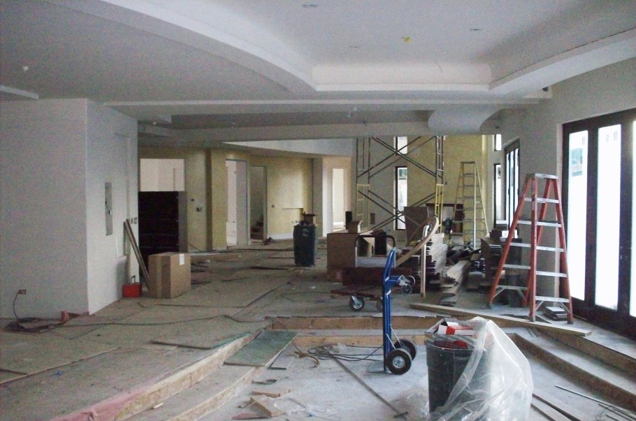 Капитальный ремонт частного дома в процессе