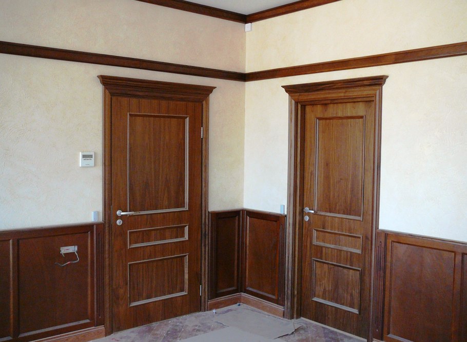 Отделка помещений панелями из дерева