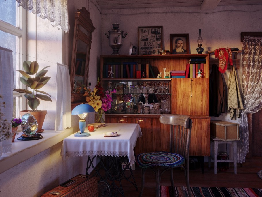 Интерьер стиле Профессорская дача