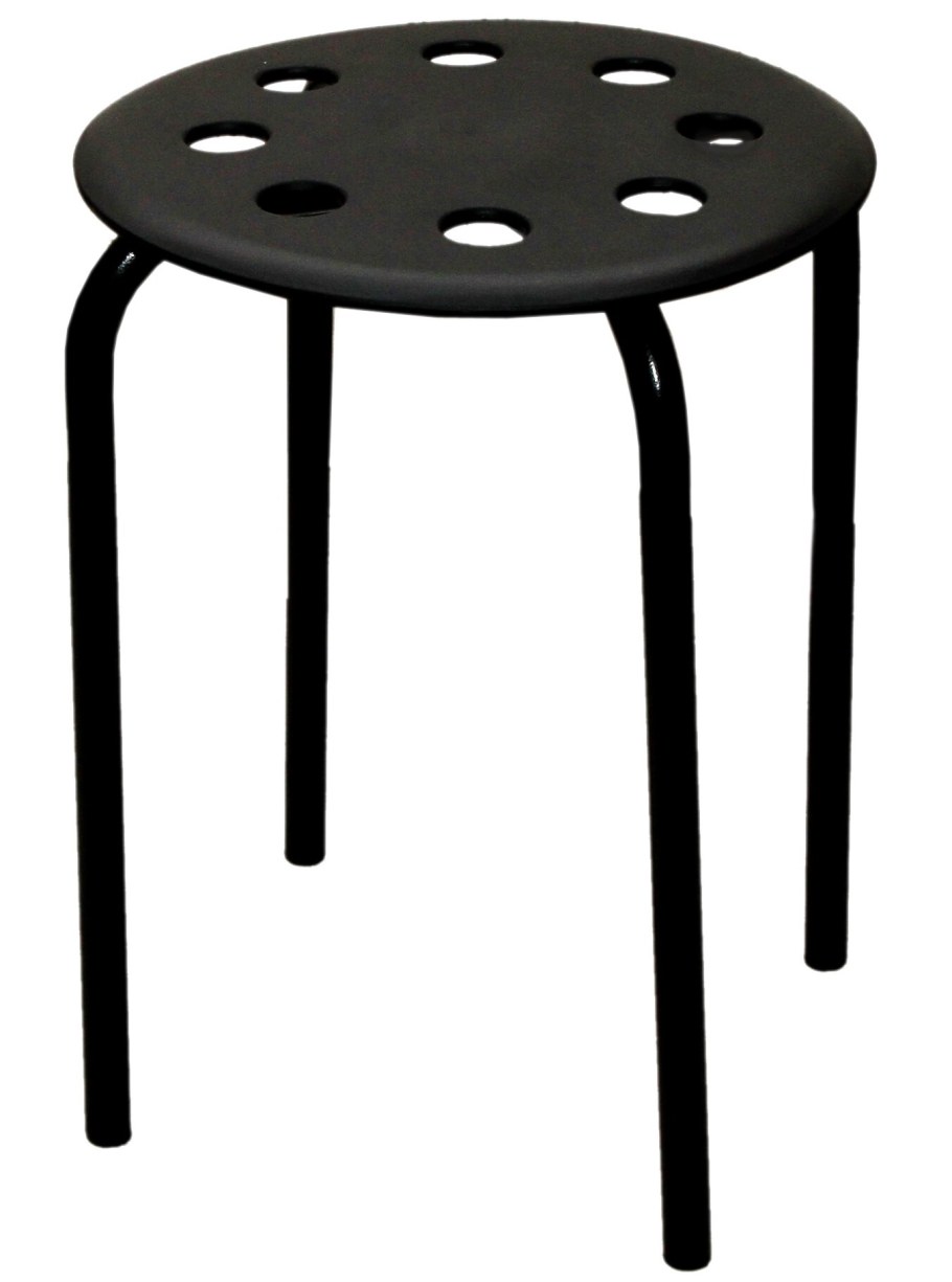 Табурет черный икеа