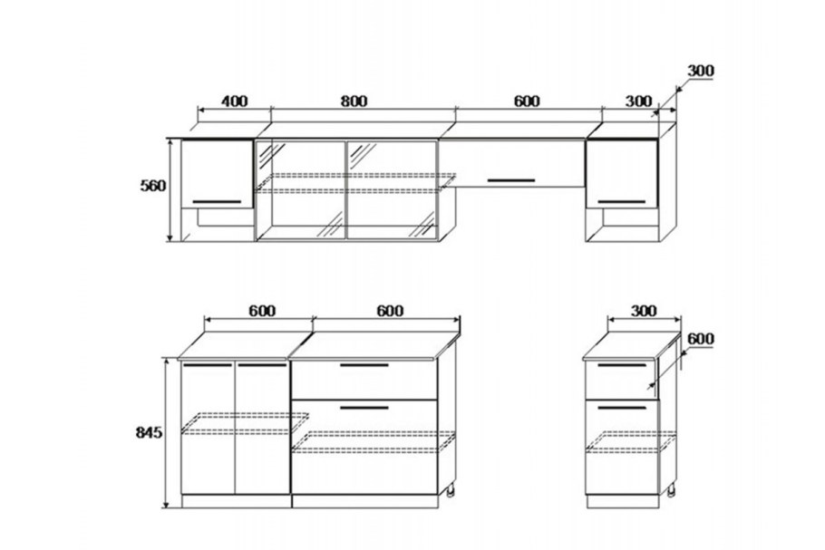 Размеры кухни