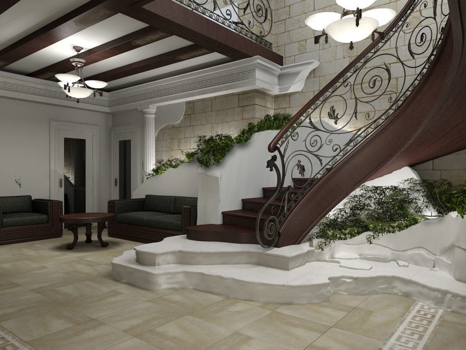 Элитная отделка домов коттеджей