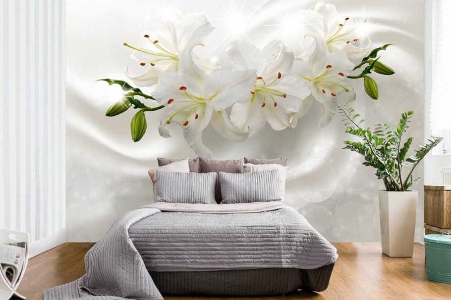 Красивые фотообои в спальню