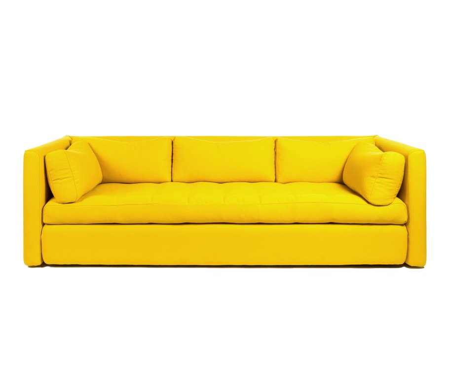Диван кровать желтый