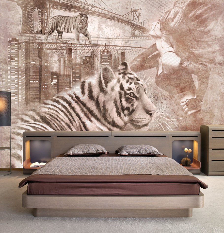 Фотообои тигр Леруа Мерлен