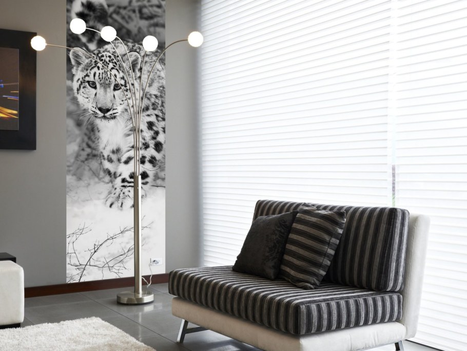 Фотообои тигр в интерьере