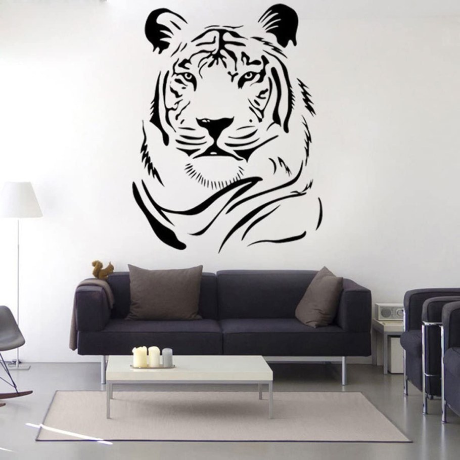 Роспись стен тигр