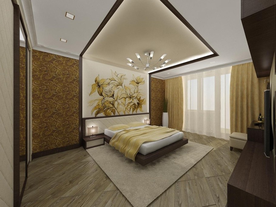 Спальня в двухкомнатной квартире