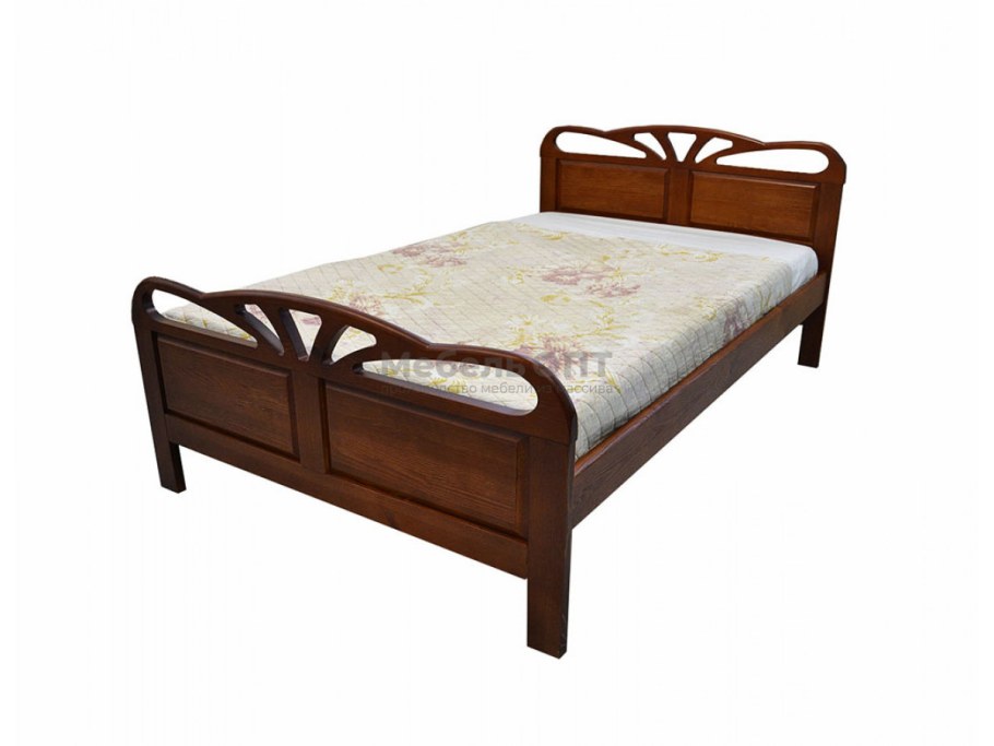 Кровать из массива сосны с матрасом Магда-2