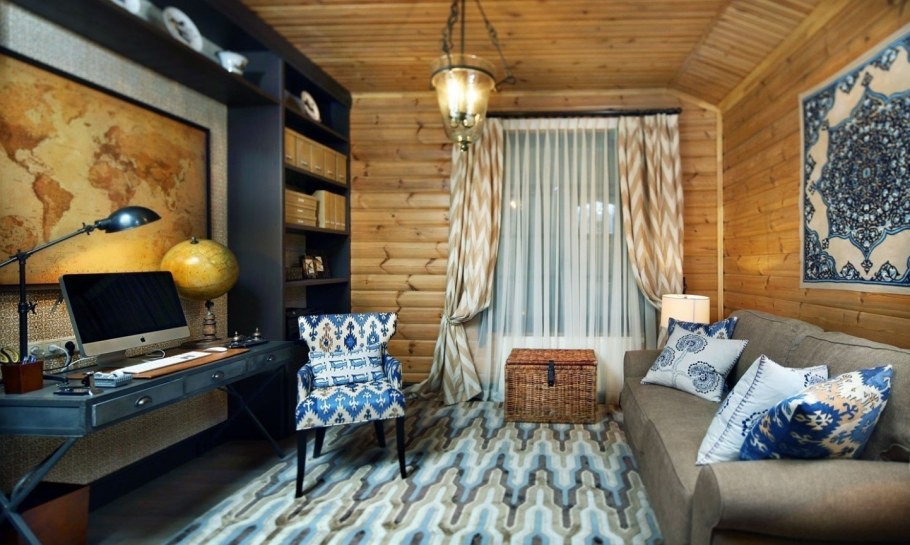 Интерьер из вагонки