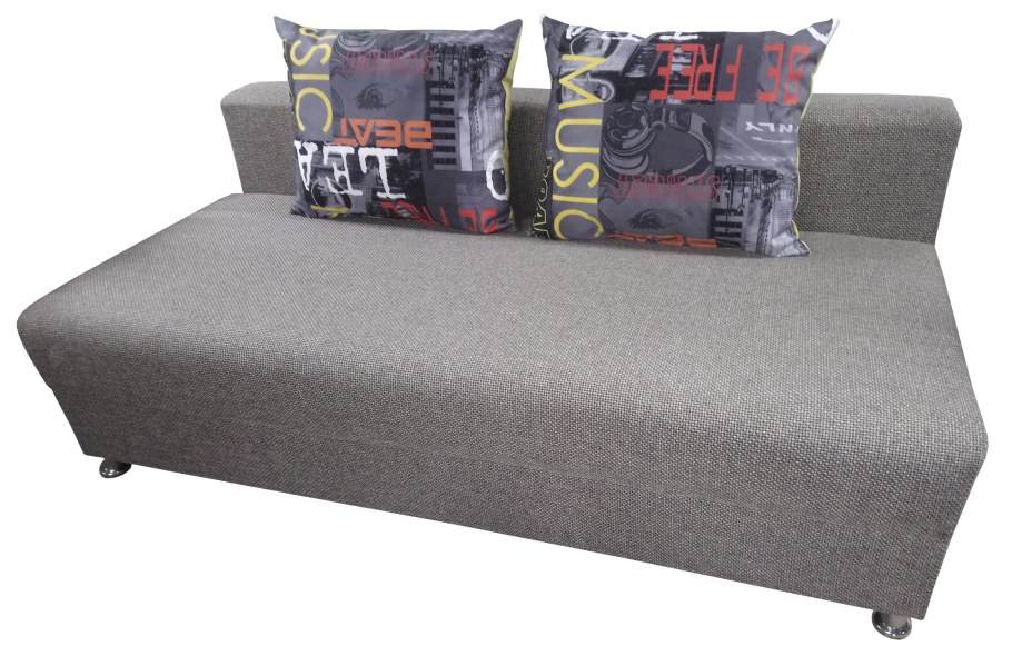 Диван-еврокнижка без подлокотников тик так