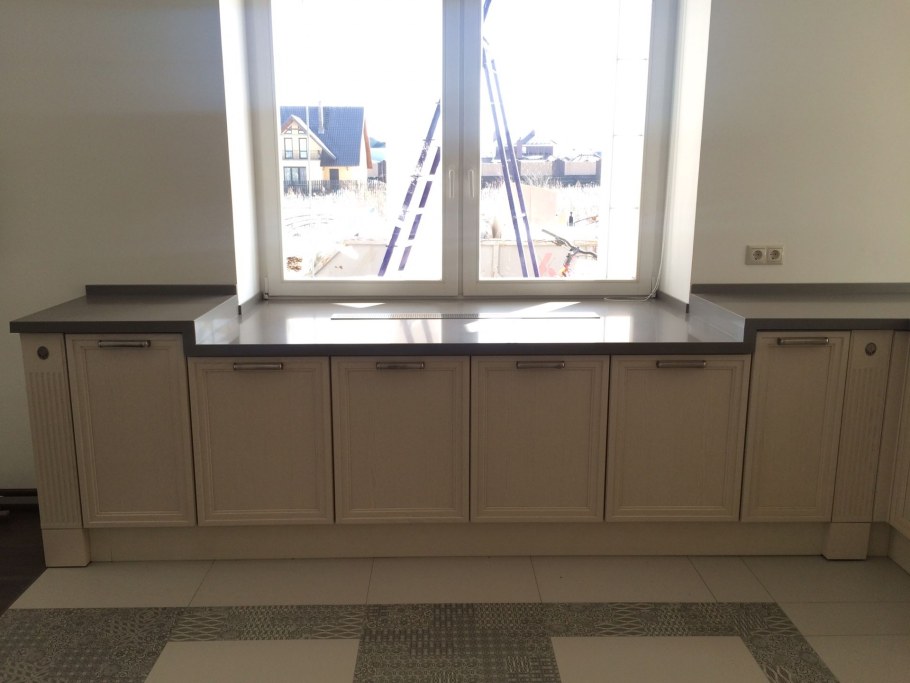 Кухня икеа столешница подоконник