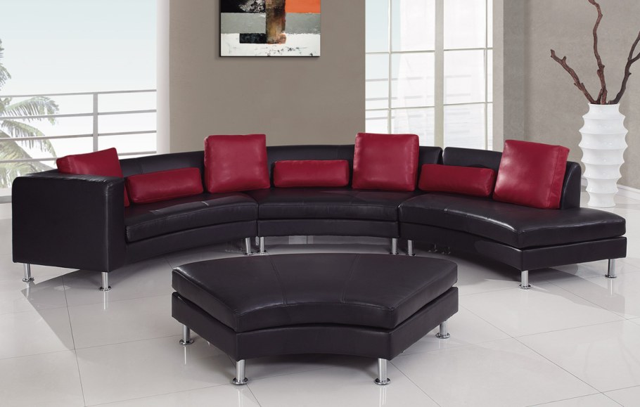 Радиусный диван трансформер