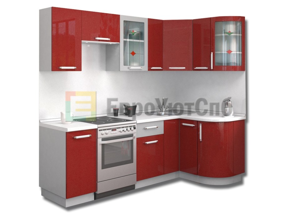 Кухня Лилия угловая фабрика Виктория