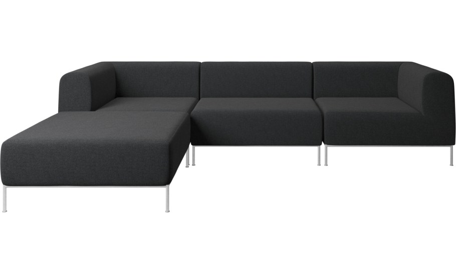 Угловой диван на металлических ножках