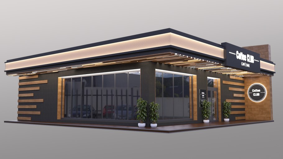 Наружный фасад магазина