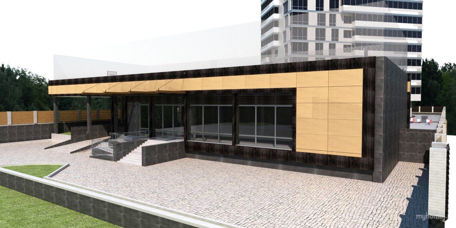 Одноэтажное административное здание