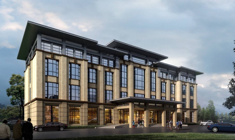 Красивые фасады общественных зданий