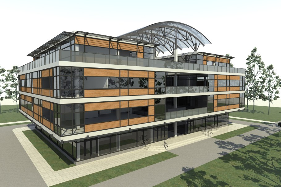 Проект торговый центр 2000 м2