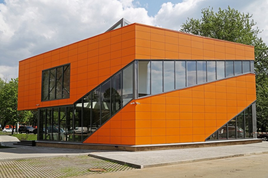 Торговый павильон алюкобонд