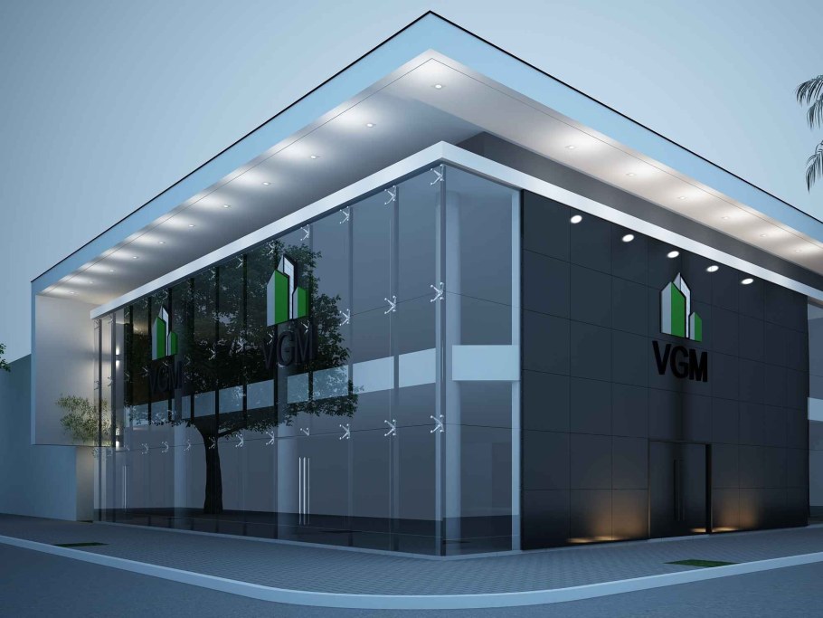 2-Этажный магазин фасад