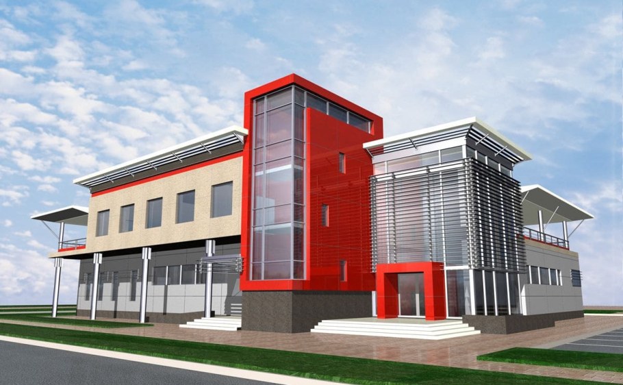 Фасады АБК промзданий