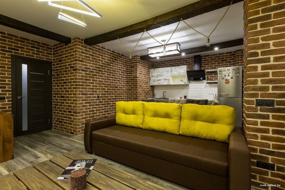Однушка в стиле лофт