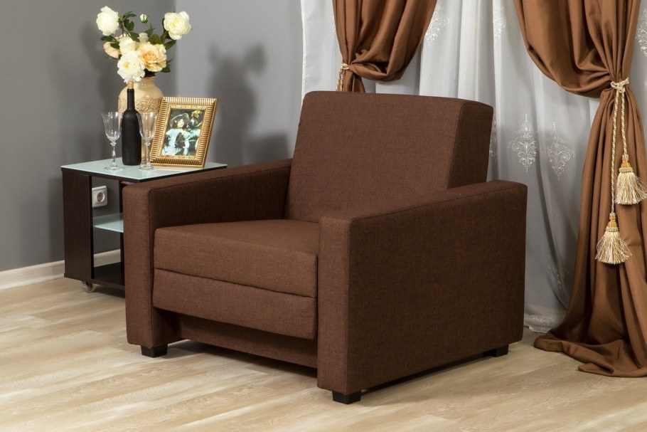 Кресло-кровать Ленинград коричневый Людовик