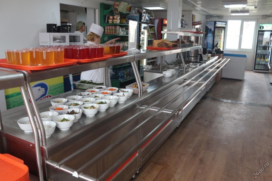 Линия раздачи Аста для столовой
