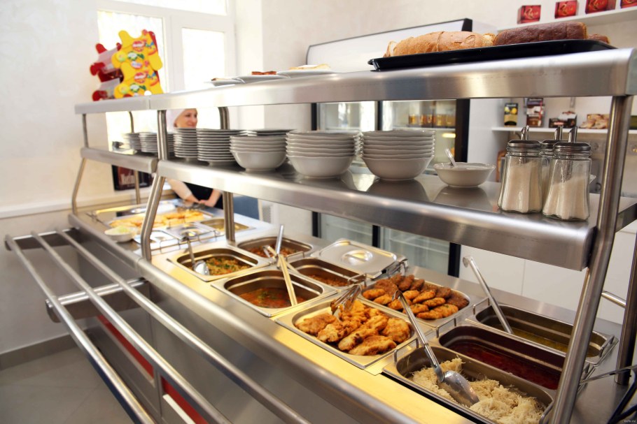 Раздаточная линия для столовой