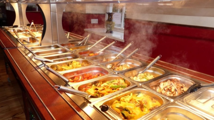 Линия раздачи для столовой меню