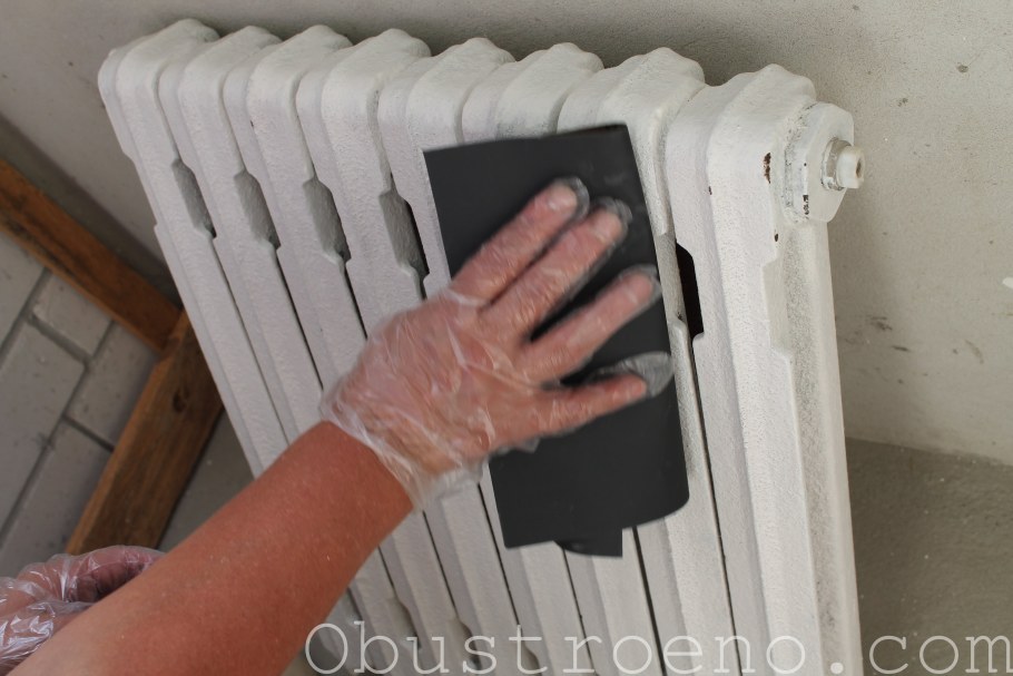 Покраска старых батарей