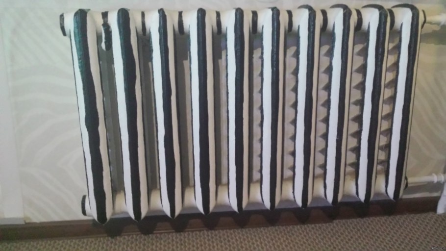 Декор чугунной батареи