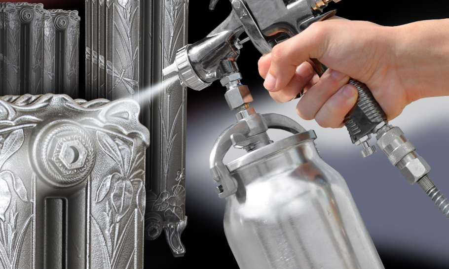 Серебряная краска для батарей