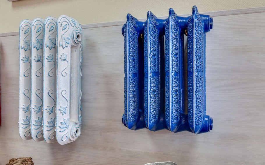 Роспись чугунной батареи
