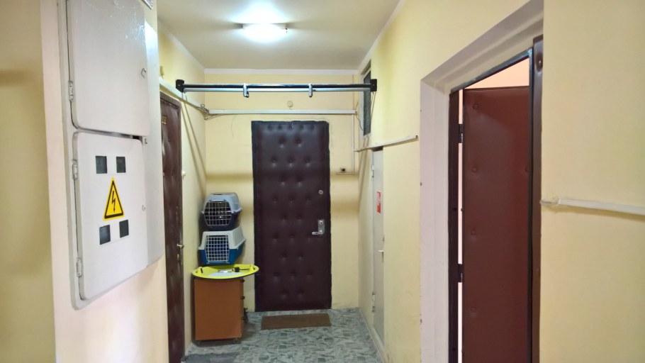 Отделка коридора деревом