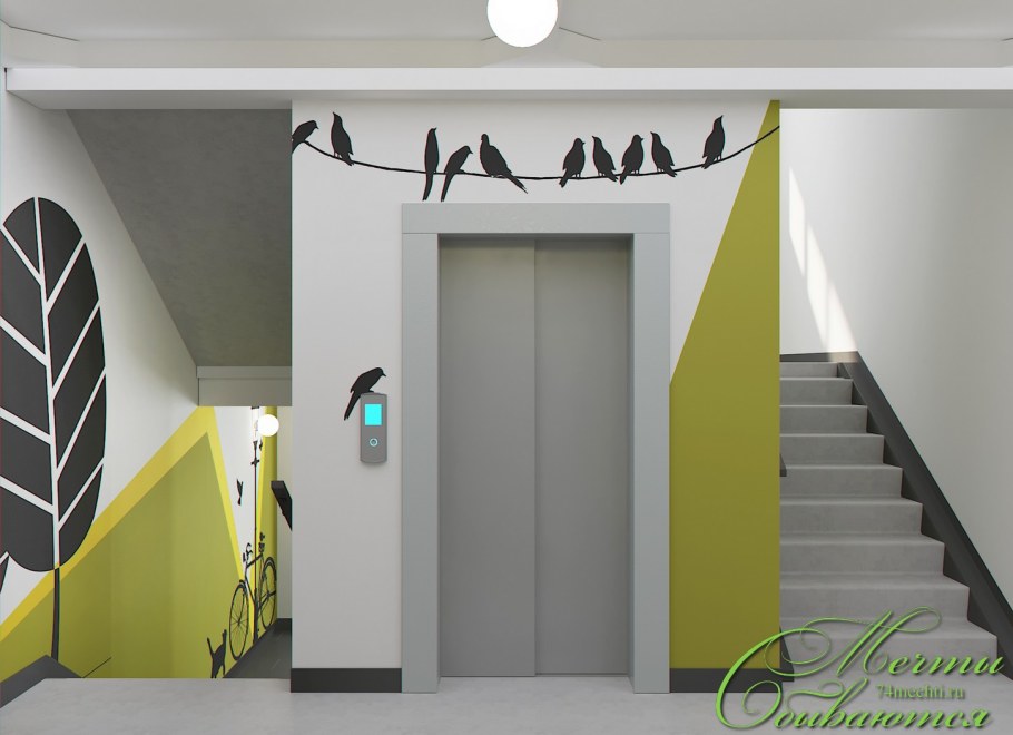 Прихожая лофт Индастриал