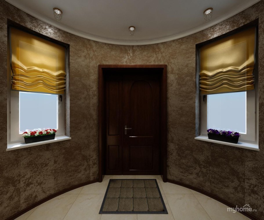 Красивый тамбур в многоквартирном доме