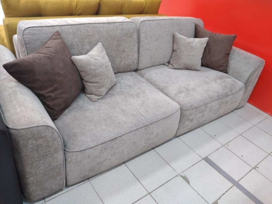 Диван King Max se велюр ALKANTARA серый