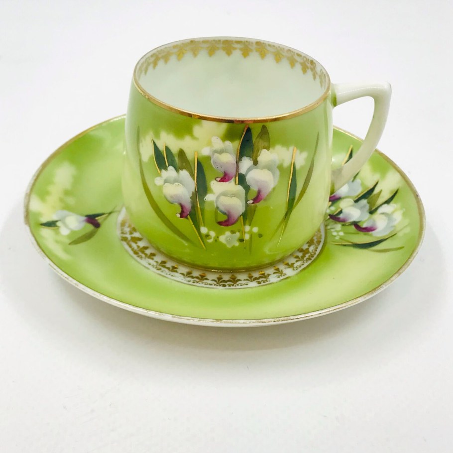 Чашка фарфоровая фабрика Гарднер Кузнецов