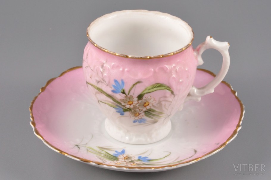 Чайный сервиз Горюн трава фарфор Вербилки