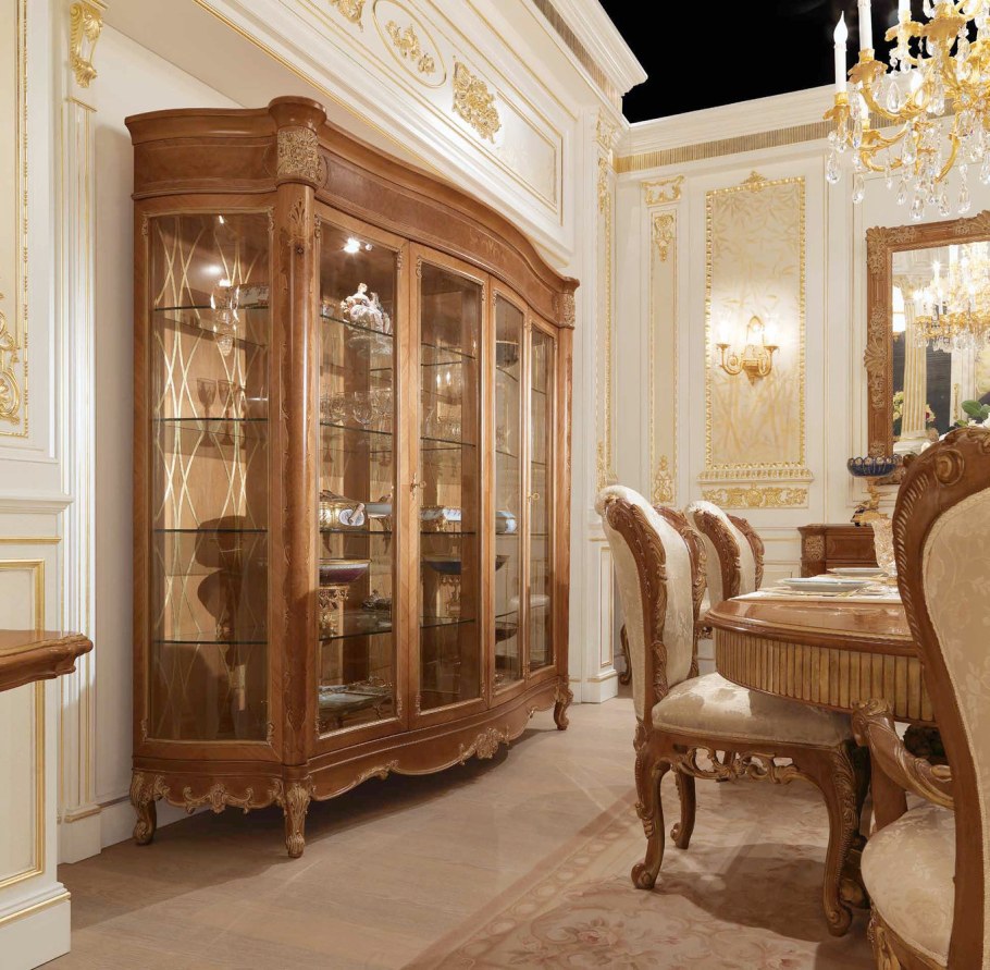 Витрины для гостиной классика