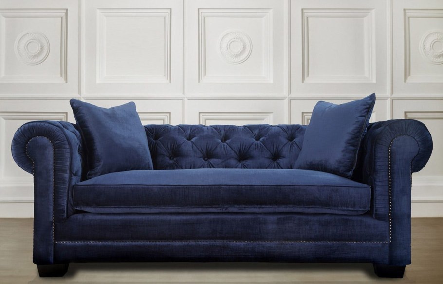 Диван Лайтси Velvet Navy Blue