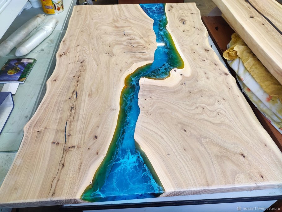 Slab Wood эпоксидная смола