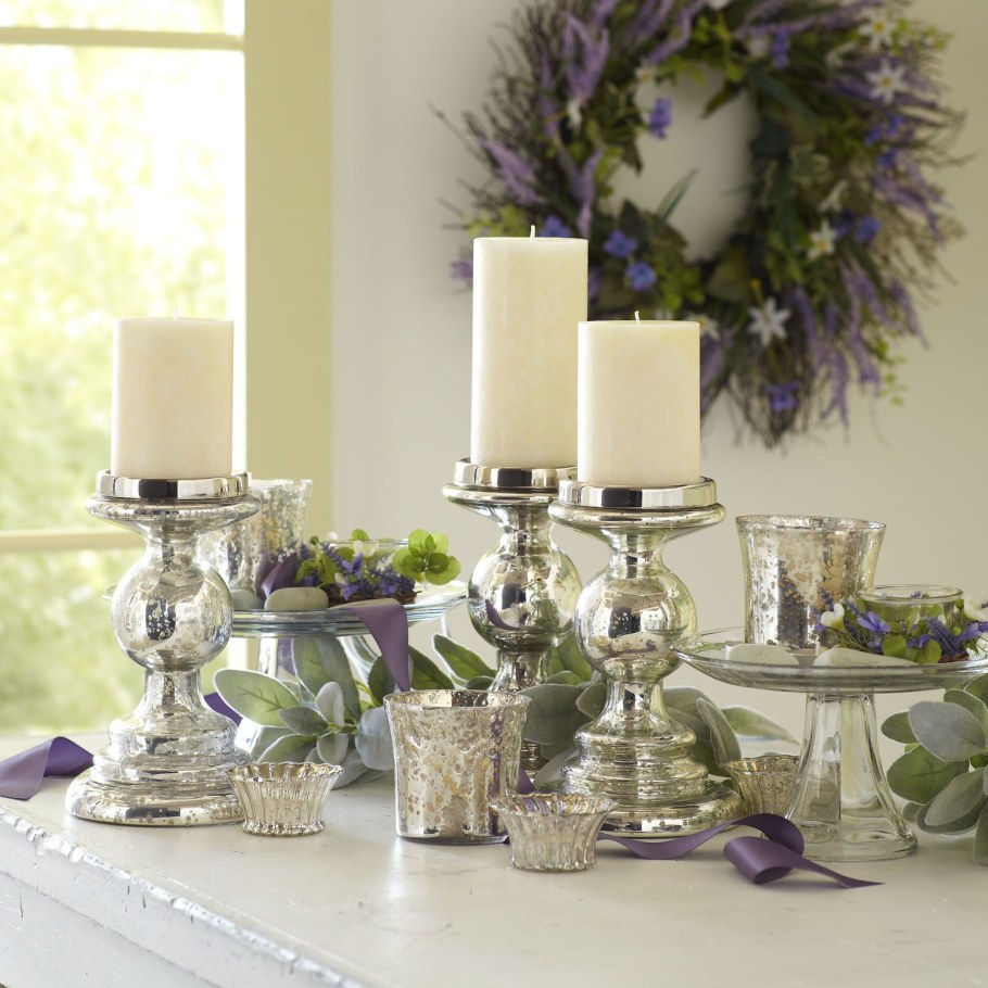 Свечи и подсвечники в интерьере