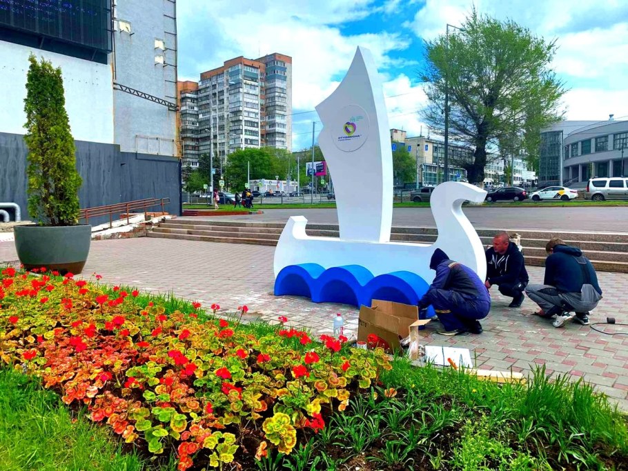 Арт объекты на набережной Самары