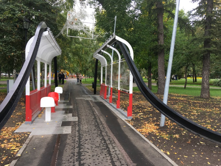 Павильон буккроссинга Джамгаровский парк