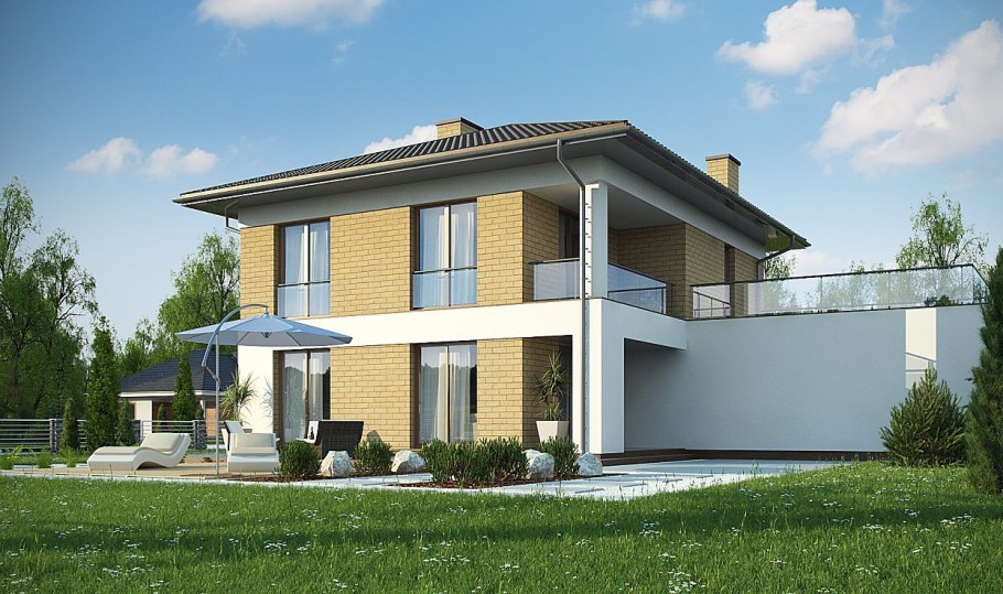 Проекты больших двухэтажных домов