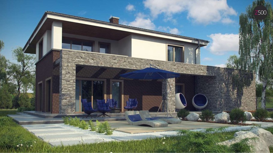 Коттедж из кирпича